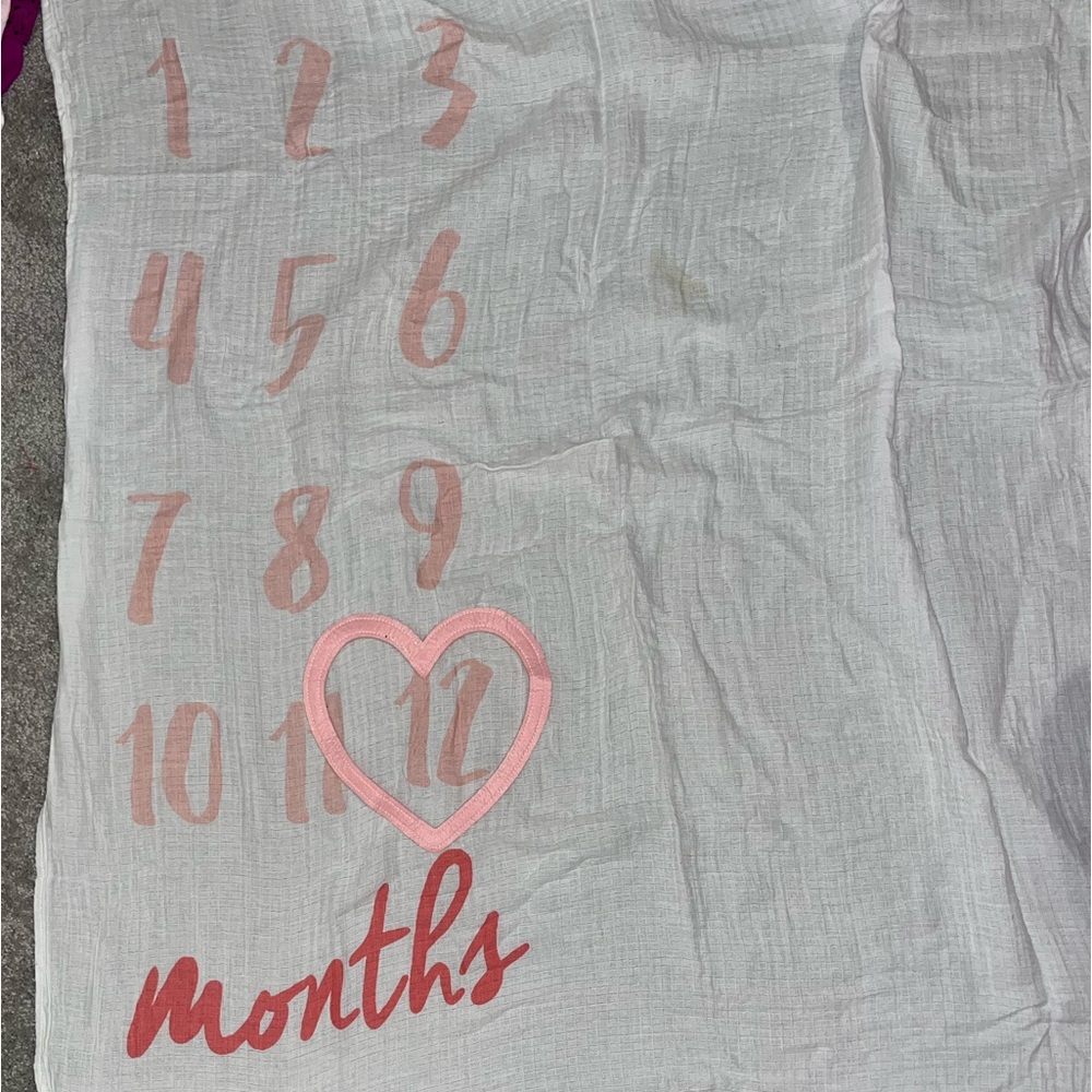 💗Monthly milestone blanket - Picture 1 of 2